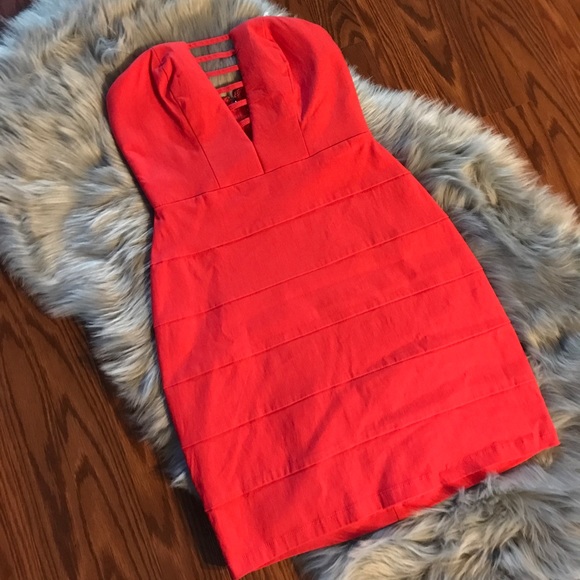 Dresses & Skirts - Reddish/Orange Mini Dress
